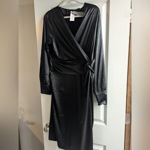 Lane Bryant Black Long Sleeve Dress